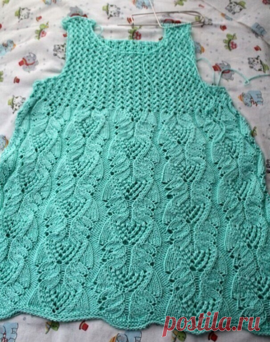 Детское платье 

Сообщество Люблю вязание- Вдохновляем на творчество! Вяжите вместе с нами!