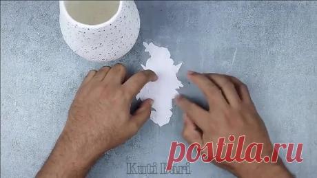 Интерьерная ваза из ничего_ доступная техника, позволяющая создавать красоту