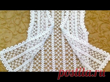 ￼ la mejor puntada que verás para hacer trabajos en Crochet blusas, chalecos, bufandas y mucho más￼
