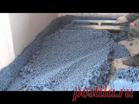 ОПИЛКОБЕТОН. УТЕПЛЕНИЕ ПОЛА ОПИЛКОБЕТОНОМ своими руками. ♦DIY CAM♦