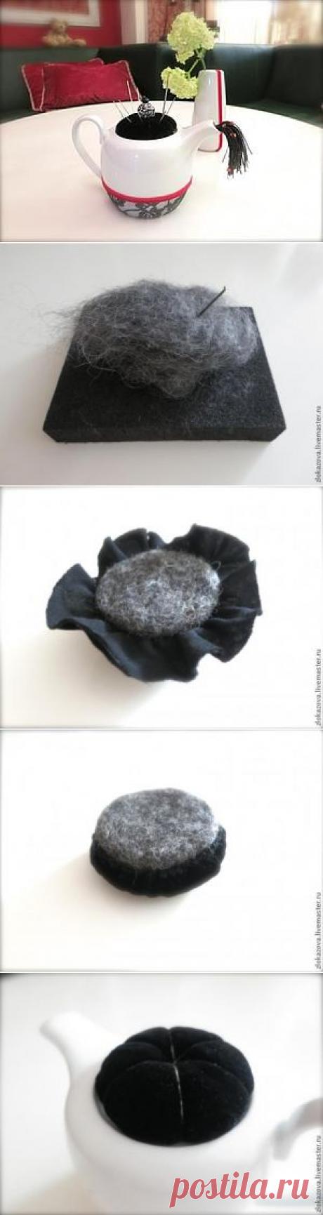 Превращение чайника в игольницу - Ярмарка Мастеров - ручная работа, handmade