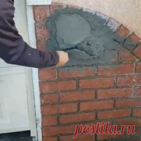 👍Awesome video - decorative vertical concrete art 🔥 #decorativeconcrete #homedecor #mancave