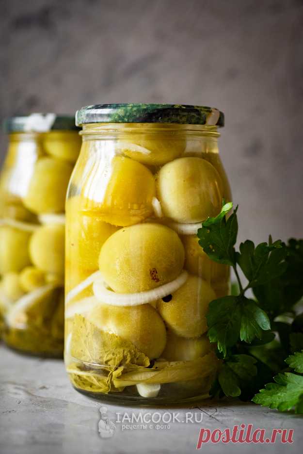 Маринованные зеленые помидоры как в СССР — рецепт с фото пошагово