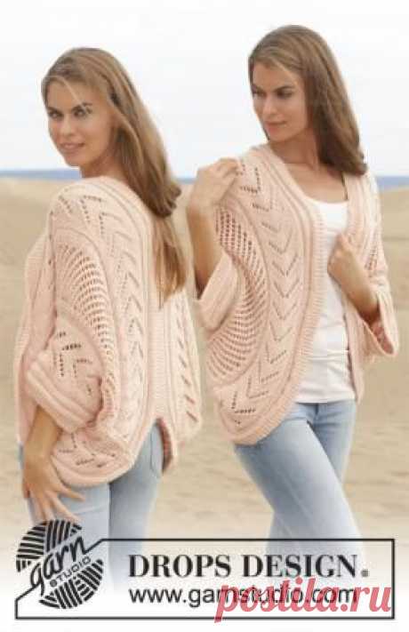 Оригинальный женский летний жакет спицами на knitweek.ru