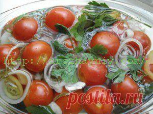 Быстрые маринованные помидоры | Урожайная дача