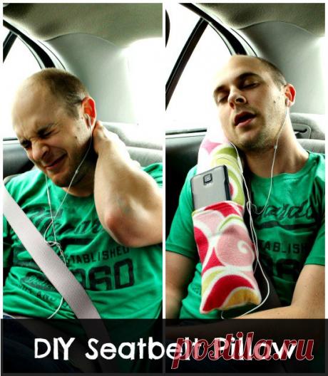 Comfortable road trip car pillow - So Sew Easy