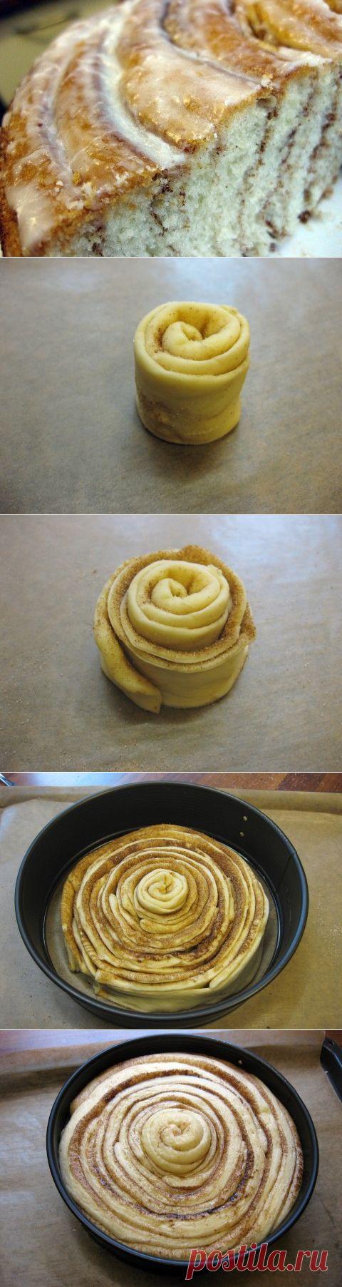 Пирог "Улитка" с корицей