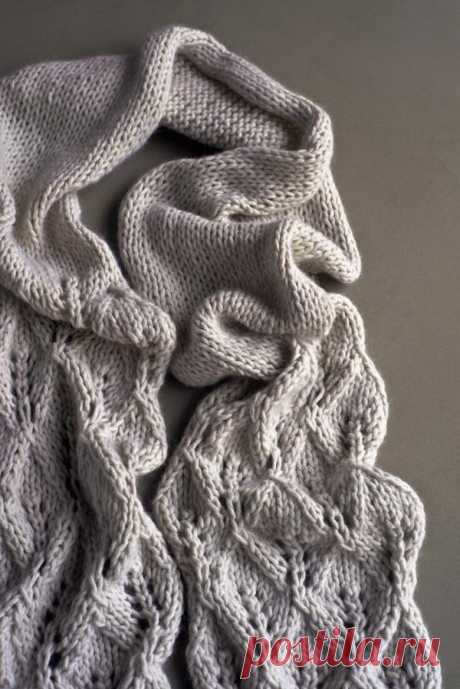 Lovely Leaf Lace Scarf in Lanecardate Feltro | Purl Soho - Create