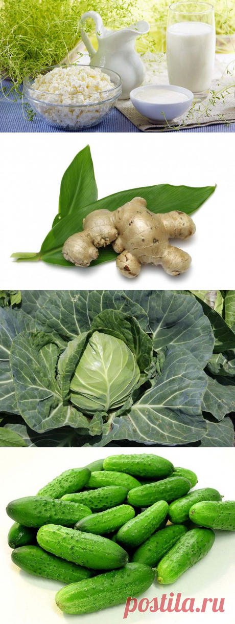 Продукты, сжигающие жиры и регулирующие обмен веществ .