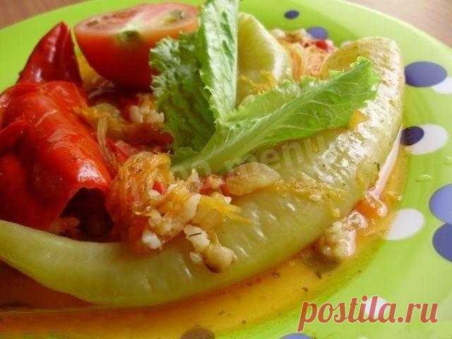Перец, фаршированный овощами и рисом рецепт с фото пошагово - 1000.menu