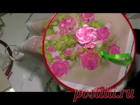 Мастер-класс по вышивке лентами, урок №1 - YouTube