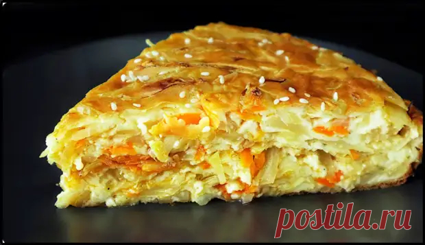 (3) Очень вкусный капустный пирог - минимум теста максимум начинки! - Ваши любимые рецепты - медиаплатформа МирТесен