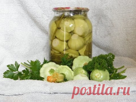 Как консервировать патиссоны