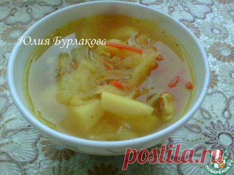 Суп с капустой и пшеном Кулинарный рецепт