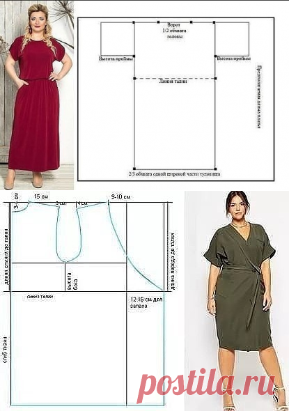 Подборка свободных платьев для жаркого лета: моделирование — Сделай сам, идеи для творчества - DIY Ideas