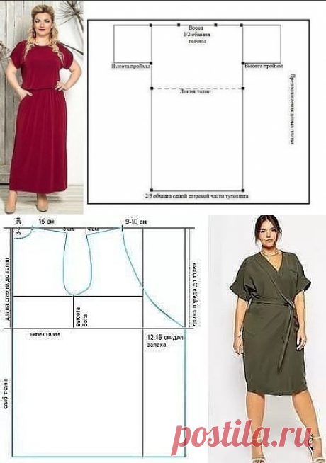 Подборка свободных платьев для жаркого лета: моделирование — Сделай сам, идеи для творчества - DIY Ideas