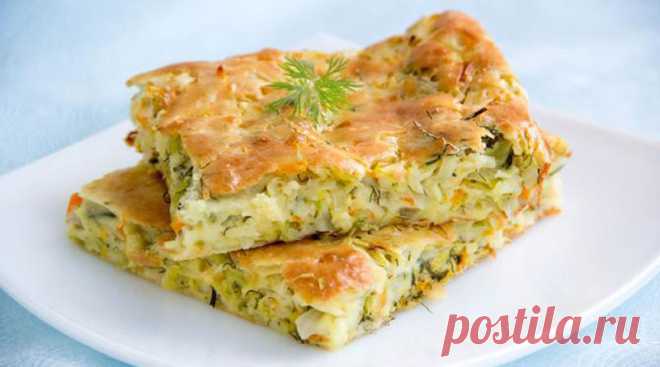 Капустный пирог. Очень простая и вкусная выпечка