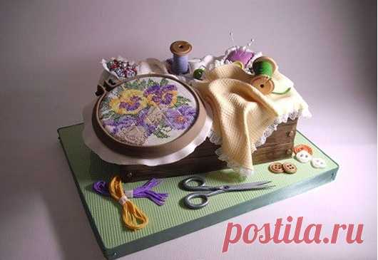 "Рукодельные" торты (подборка) / Рецепты и идеи съедобного декора / ВТОРАЯ УЛИЦА - Мода, Выкройки, Рукоделие, DIY