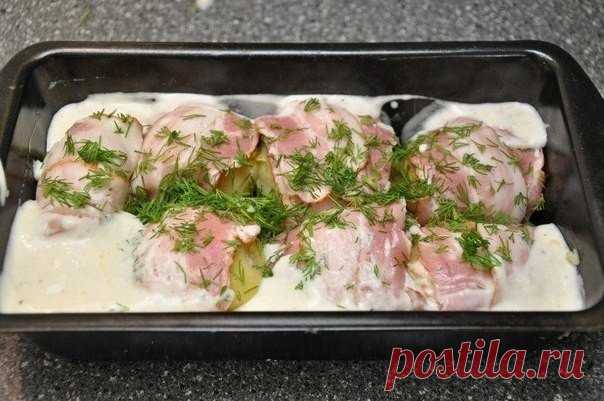 Картошка в беконовой одёжке в соусе — хитрый способ вкусно накормить гостей