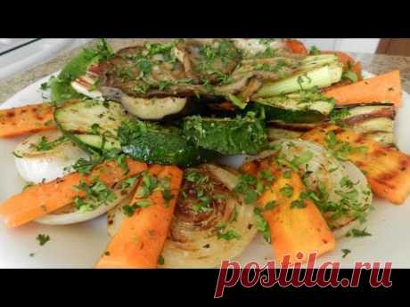 Ну, оОчень вкусные овощи на гриле (сковороде) - от шефа