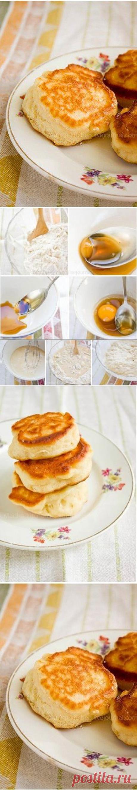 Как приготовить медовые оладьи  - рецепт, ингридиенты и фотографии
