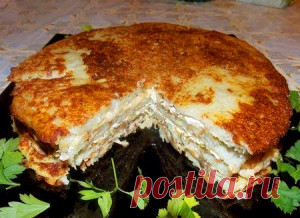 Слоёный пирог А-ля Драник
