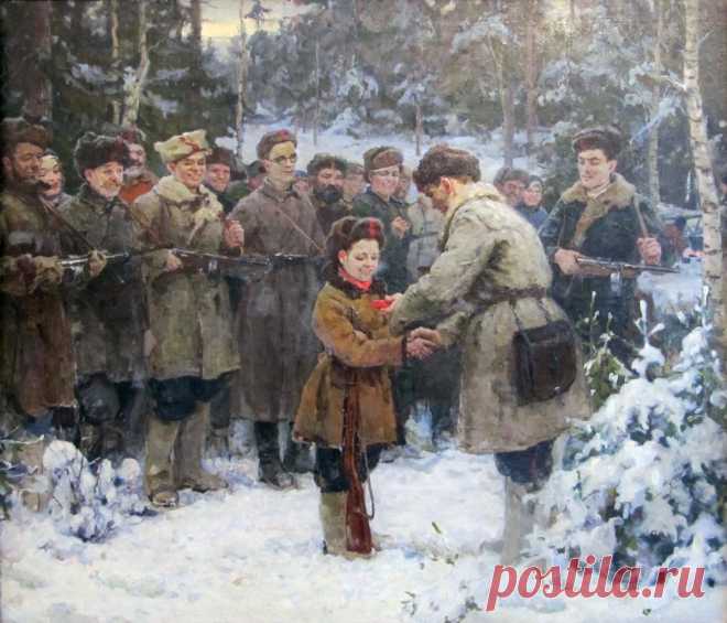 За боевые заслуги. Художник Смукрович Пётр Петрович (1926-1998)