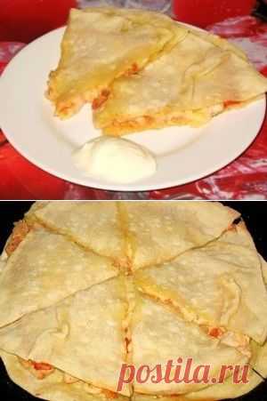 Как приготовить кесадия с курицей - рецепт, ингридиенты и фотографии