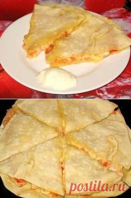 Как приготовить кесадия с курицей - рецепт, ингридиенты и фотографии