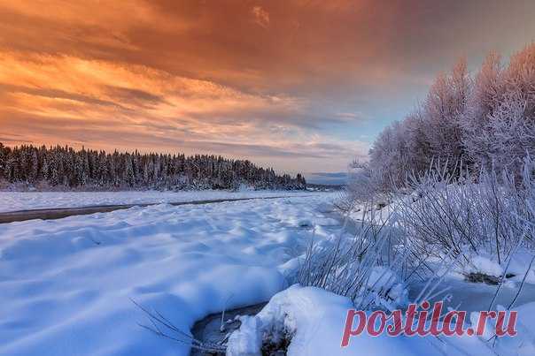 «-16» Морозное утро на снимке Евгения Голубева, nat-geo.ru/photo/user/334171