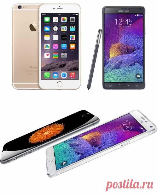 Что выбрать Galaxy Note 4 или iPhone 6 Plus?