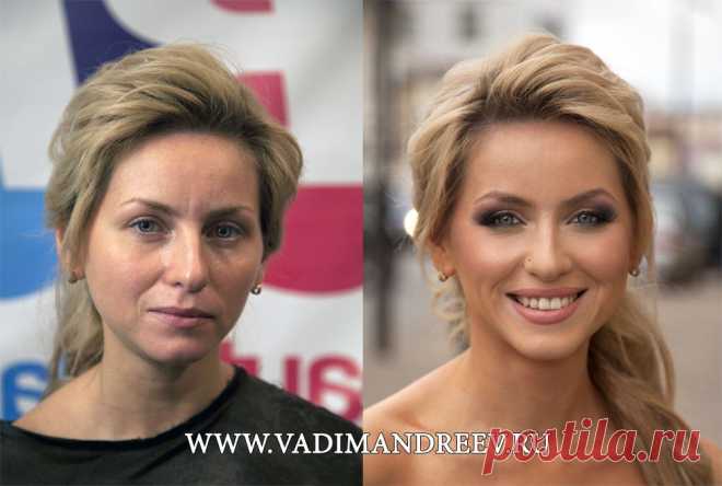 До и после | Визажист Вадим Андреев | Make up artist Vadim Andreev