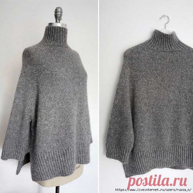 СВИТЕР TURTLE DOVE.
Размеры: 1 (2, 3, 4) (5, 6, 7). Обхват груди (готовое изделие): 120.5 (128.5, 138.5, 148.5) (156, 164, 171.5) cм.