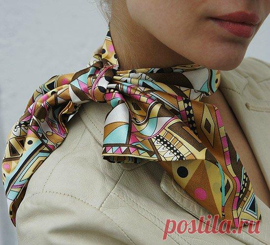 Французская косынка! Способы завязывания, выкройка+мастер-класс