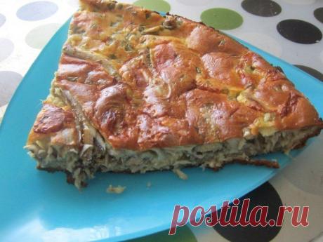 Пирог с мойвой, заливной