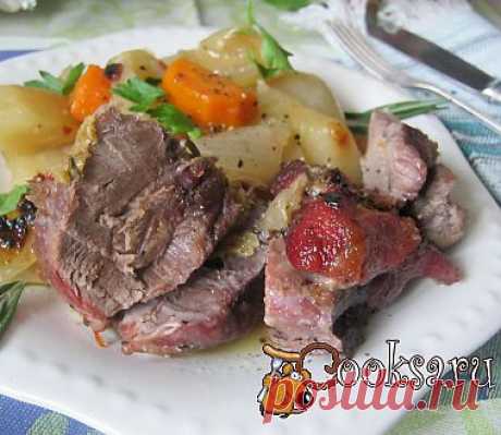 Кабан, запеченный с овощами рецепт с фото