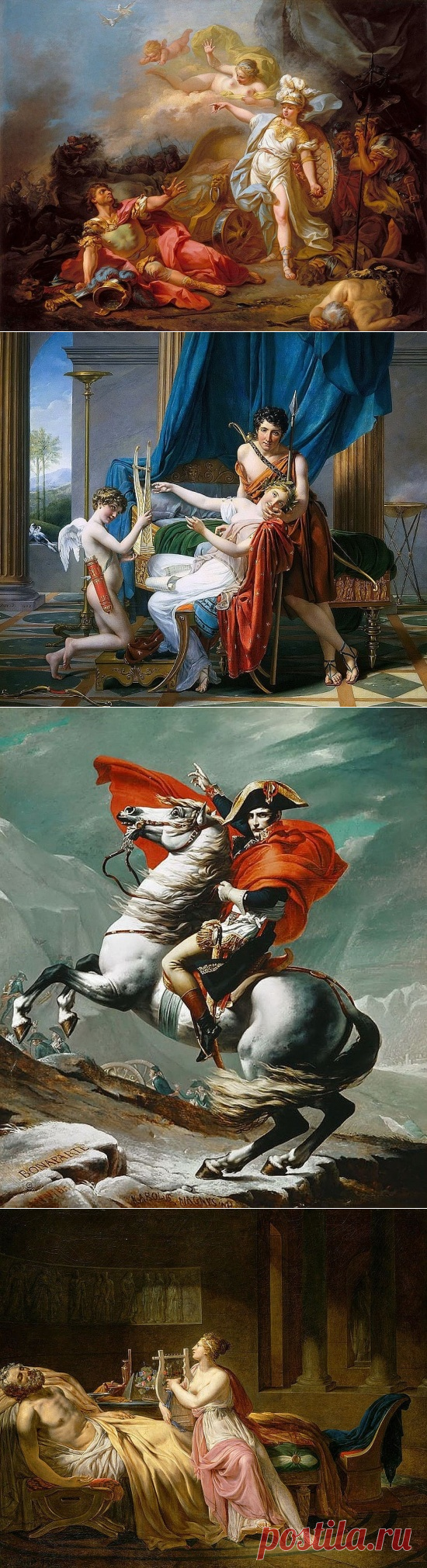 Художник Jacques-Louis David (1748 – 1825). Картины