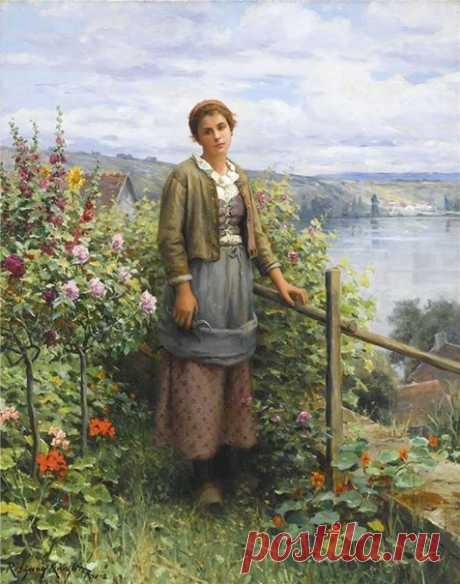 Daniel Ridgway Knight (1839-1924 ) / Слабый пол!