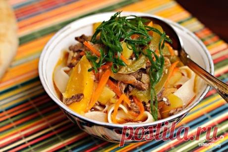 Лагман - пошаговый кулинарный рецепт на Повар.ру