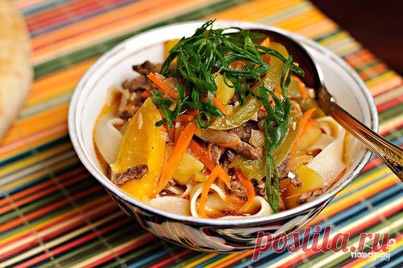 Лагман - пошаговый кулинарный рецепт на Повар.ру