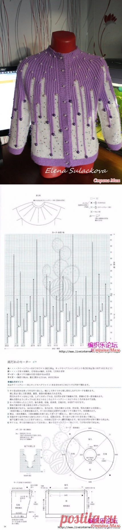 Детская кофточка 