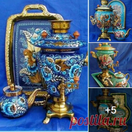 Расписные самовары.