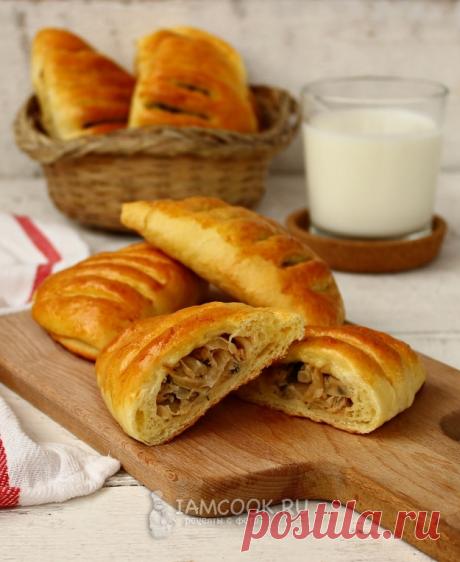 Булочки с капустой «Кармашки» — рецепт с фото пошагово. Румяные домашние булочки из дрожжевого теста с сочной капустной начинкой - прекрасное угощение на каждый день.