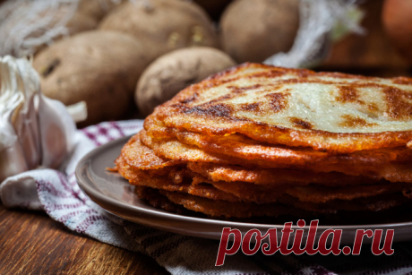 Простой рецепт картофельных блинов