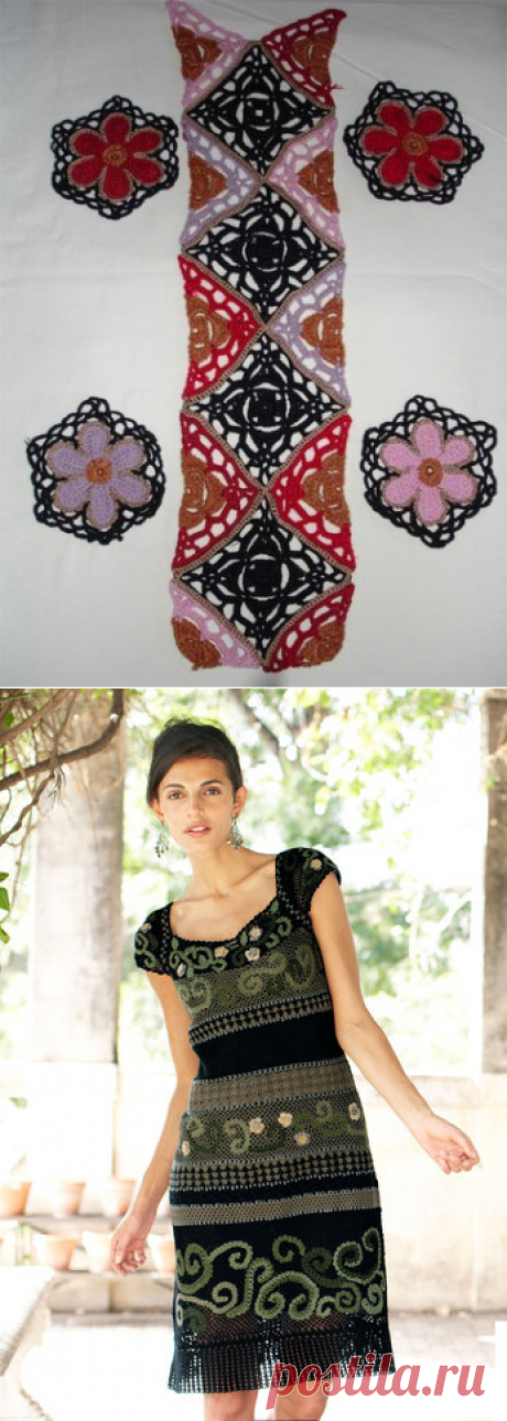 Перуанские платья + схемы - Дизайнерский трикотаж — LiveJournal
