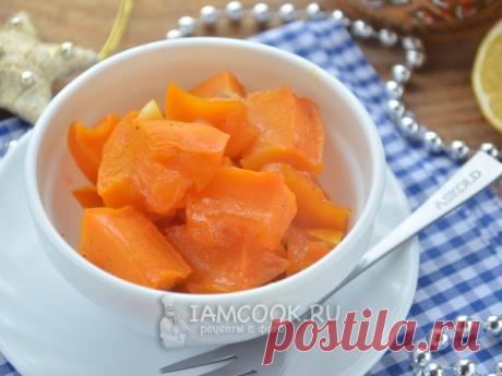 Тыква в карамели