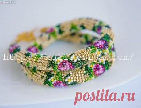 Бисерный жгут крючком | Своими руками — интернет журнал
