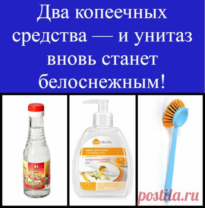 Два копеечных средства — и унитаз вновь станет белоснежным!