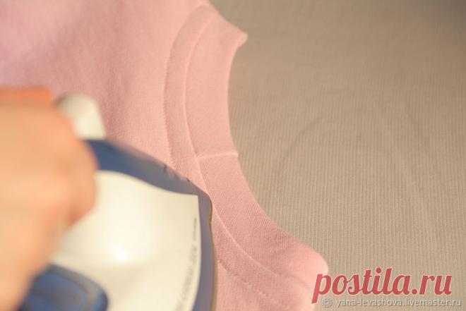 Мастер-класс : Как обработать горловину на трикотаже. Мастер-класс по шитью | Журнал Ярмарки Мастеров