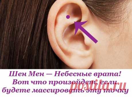 Есть особая точка — точка Шен Мен